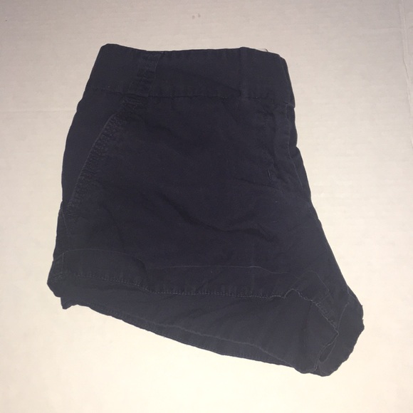 J. Crew Navy Colored Cuffed Chino Shorts Sz 8 - Picture 7 of 8